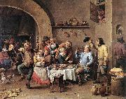 TENIERS, David the Younger Twelfth-night (The King Drinks) ar Germany oil painting reproduction